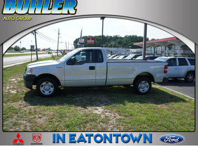 ford f 150 2007 silver pickup truck xl gasoline 6 cylinders rear wheel drive automatic 07724