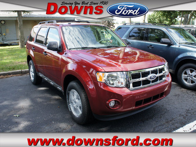 ford escape 2012 red suv xlt flex fuel 6 cylinders all whee drive automatic with overdrive 08753