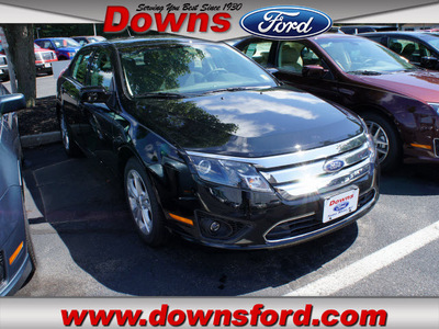 ford fusion 2012 black sedan se gasoline 4 cylinders front wheel drive automatic with overdrive 08753