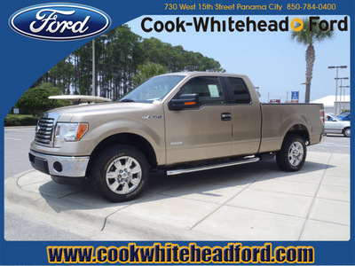 ford f 150 2011 beige xlt gasoline 6 cylinders 2 wheel drive automatic 32401