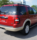 ford explorer 2010 red suv eddie bauer gasoline 6 cylinders 4 wheel drive 5 speed automatic 46168