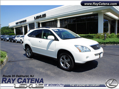 lexus rx 400h 2006 white suv navigation hybrid hybrid 6 cylinders all whee drive cont  variable trans  07755