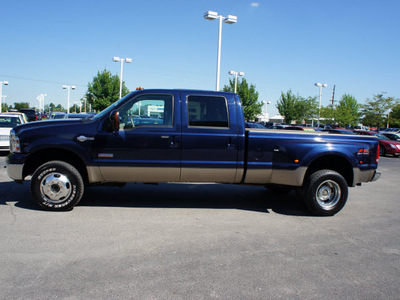 ford f 350 super duty 2006 blue lariat diesel 8 cylinders 4 wheel drive automatic with overdrive 46168