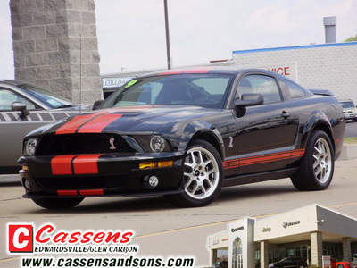 ford mustang 2009 black coupe shelby gt500 gasoline 8 cylinders rear wheel drive 6 speed manual 62034