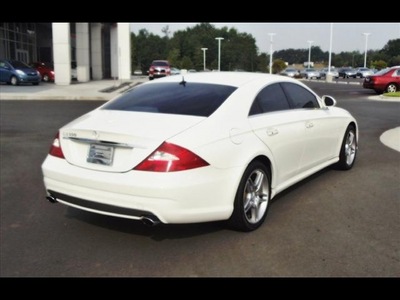 mercedes benz cls class 2006 white sedan cls500 gasoline 8 cylinders rear wheel drive automatic 27215