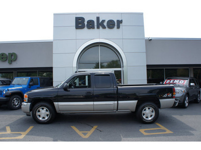 gmc sierra 1500 classic 2007 black slt gasoline 8 cylinders 4 wheel drive automatic with overdrive 08844