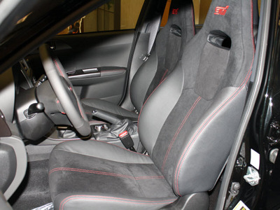 subaru impreza wrx 2011 black sedan sti gasoline 4 cylinders all whee drive 6 speed manual 07701