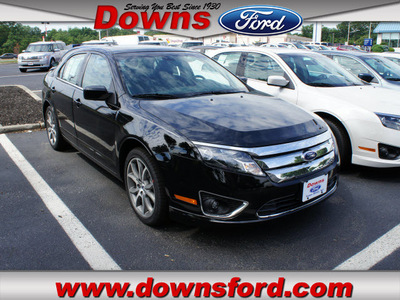 ford fusion 2012 black sedan sel flex fuel 6 cylinders front wheel drive automatic with overdrive 08753