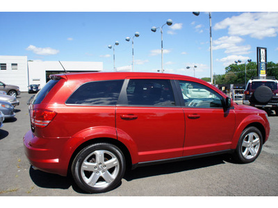 dodge journey 2009 dk  red suv sxt gasoline 6 cylinders front wheel drive automatic 08812