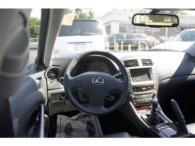 lexus is 250 2008 gray sedan gasoline 6 cylinders rear wheel drive 6 speed manual 08016