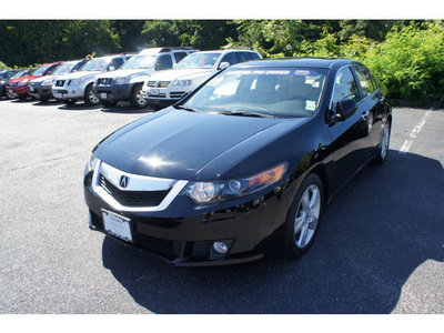 acura tsx 2009 crystal black sedan tsx gasoline 4 cylinders front wheel drive shiftable automatic 07712