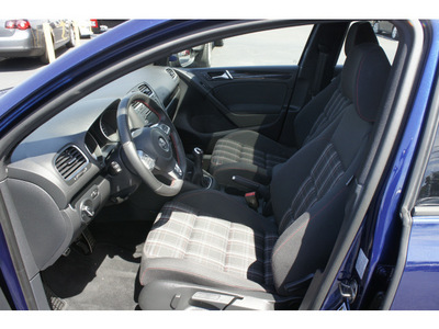 volkswagen gti 2010 lt  blue hatchback gasoline 4 cylinders front wheel drive 6 speed manual 08016