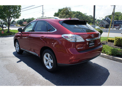 lexus rx 350 2010 red suv navigation gasoline 6 cylinders all whee drive automatic 07755