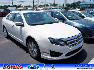 ford fusion 2012 white sedan se gasoline 4 cylinders front wheel drive automatic with overdrive 08753