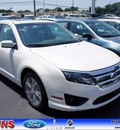 ford fusion 2012 white sedan se gasoline 4 cylinders front wheel drive automatic with overdrive 08753