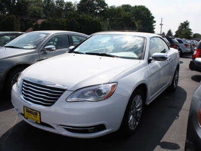 chrysler 200 convertible 2011 white limited flex fuel 6 cylinders front wheel drive automatic 07730