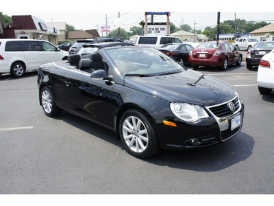 volkswagen eos 2008 black gasoline 4 cylinders front wheel drive automatic 08016