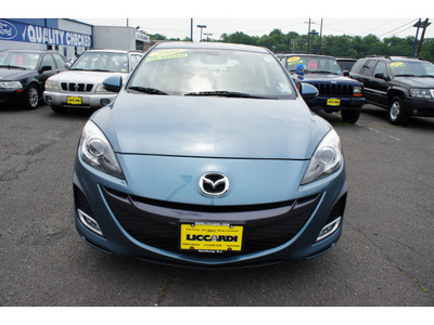 mazda mazda3 2010 blue hatchback s grand touring gasoline 4 cylinders front wheel drive automatic 07060