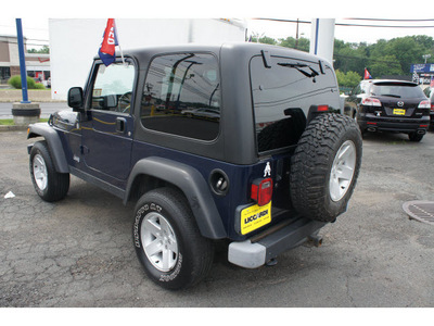 jeep wrangler 2004 blue suv x gasoline 6 cylinders 4 wheel drive not specified 07060