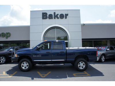 dodge ram pickup 2500 2004 blue laramie gasoline 8 cylinders 4 wheel drive automatic with overdrive 08844