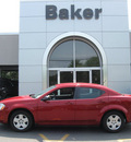 dodge avenger 2009 dk  red sedan se gasoline 4 cylinders front wheel drive automatic with overdrive 08844