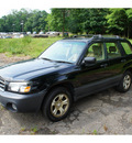 subaru forester 2005 black suv x gasoline 4 cylinders all whee drive automatic 08812