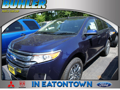 ford edge 2011 dk  blue sel gasoline 6 cylinders front wheel drive automatic 07724