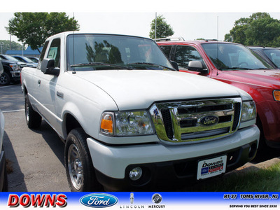 ford ranger 2011 white xlt gasoline 6 cylinders 2 wheel drive automatic with overdrive 08753