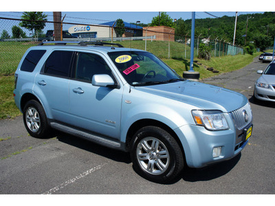 mercury mariner 2008 lt  blue suv premier gasoline 6 cylinders all whee drive automatic 07060