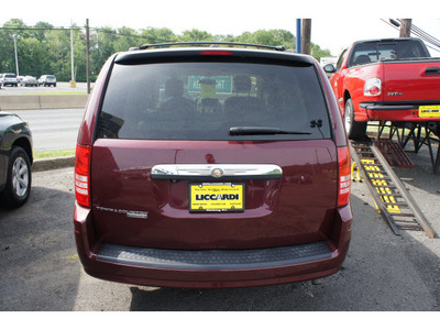 chrysler town and country 2008 dk  red van touring gasoline 6 cylinders front wheel drive automatic 07060