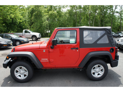 jeep wrangler 2011 white suv sport gasoline 6 cylinders 4 wheel drive automatic 08844