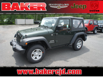 jeep wrangler 2011 green suv sport gasoline 6 cylinders 4 wheel drive automatic 08844