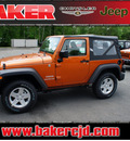 jeep wrangler 2011 orange suv sport gasoline 6 cylinders 4 wheel drive automatic 08844