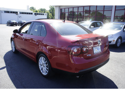 volkswagen jetta 2009 red sedan wolfsburg edition gasoline 4 cylinders front wheel drive automatic 08016