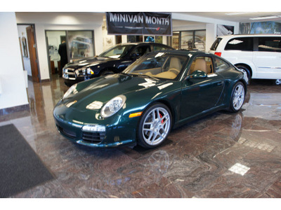 porsche 911 2009 green coupe carrera s gasoline 6 cylinders shiftable automatic 08844