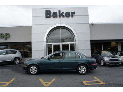 jaguar s type 2002 green sedan 3 0 gasoline 6 cylinders rear wheel drive automatic with overdrive 08844