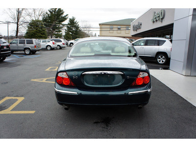 jaguar s type 2002 green sedan 3 0 gasoline 6 cylinders rear wheel drive automatic with overdrive 08844