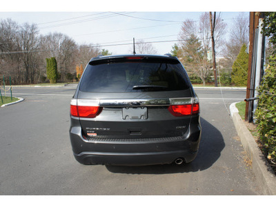 dodge durango 2011 dk  gray suv crew lux gasoline 6 cylinders all whee drive automatic with overdrive 08844