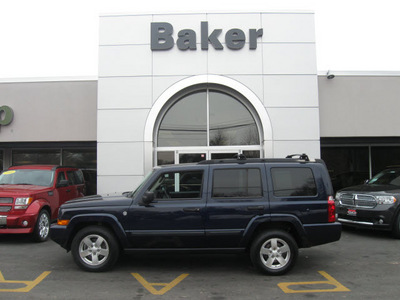 jeep commander 2006 blue suv gasoline 8 cylinders 4 wheel drive automatic with overdrive 08844