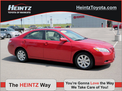 toyota camry 2007 red sedan xle gasoline 4 cylinders front wheel drive automatic 56001