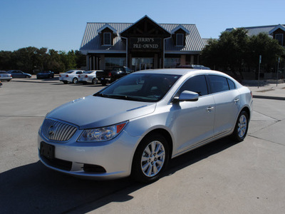 buick lacrosse 2010 silver sedan gasoline 6 cylinders front wheel drive automatic 76087