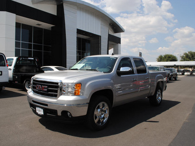 gmc sierra 1500 2011 pure silve sle flex fuel 8 cylinders 2 wheel drive automatic 76087