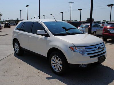ford edge 2008 white suv sel gasoline 6 cylinders front wheel drive automatic with overdrive 76087