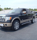 ford f 150 2011 black lariat gasoline 6 cylinders 4 wheel drive automatic with overdrive 28557