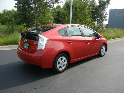 toyota prius 2010 red hatchback ii hybrid 4 cylinders front wheel drive automatic 55448