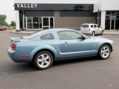 ford mustang 2007 blue coupe v6 gasoline 6 cylinders rear wheel drive 5 speed manual 55124