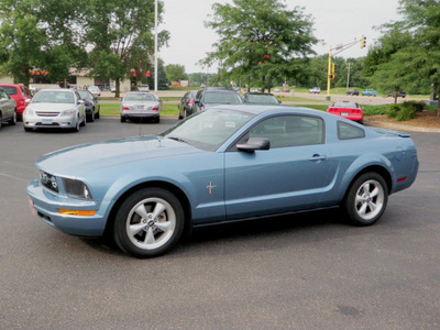 ford mustang 2007 blue coupe v6 gasoline 6 cylinders rear wheel drive 5 speed manual 55124