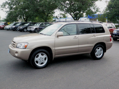 toyota highlander 2005 gold suv ltd 4wd gasoline 6 cylinders all whee drive automatic with overdrive 55124