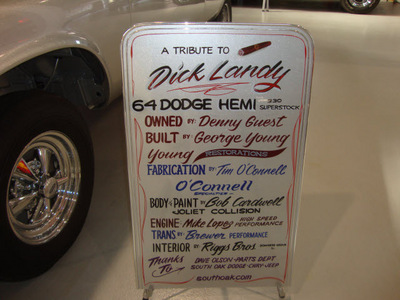 dodge 330 1964 silver replica dick landy 8 cylinders 4 speed manual 60443