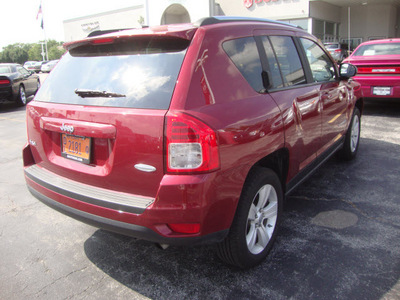 jeep compass 2011 red suv latitude gasoline 4 cylinders 4 wheel drive automatic 60443